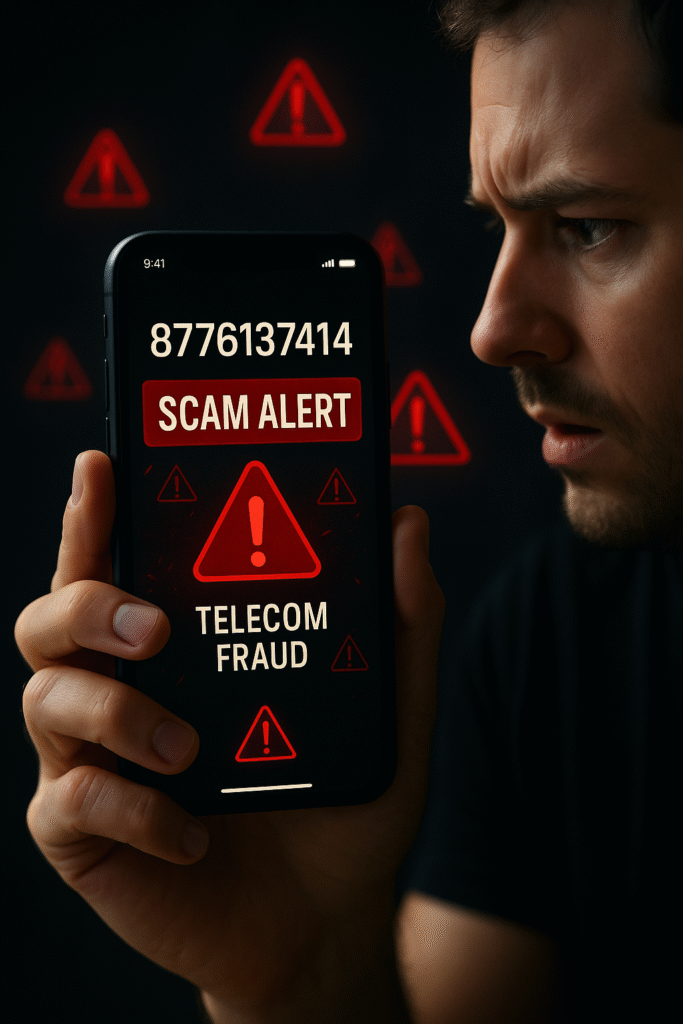Urgent Warning: 8776137414 — Beware of This Scam Number